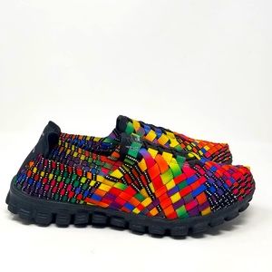 Skechers EZ Flex 2 Memory Foam Slip On Women’s Sneakers Size 8 multicolor